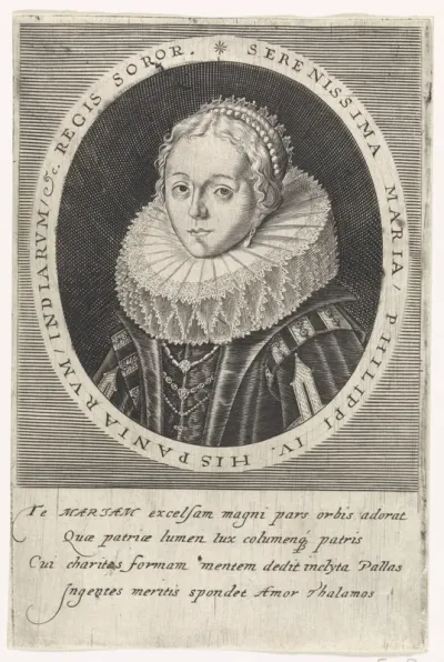 Portret van Maria Anna van Oostenrijk