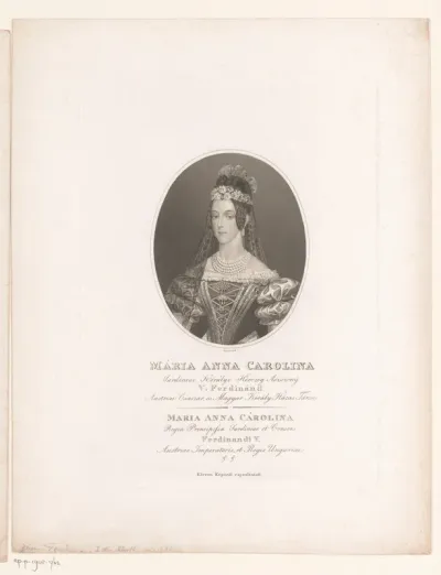 Portret van Maria Anna van Sardinië