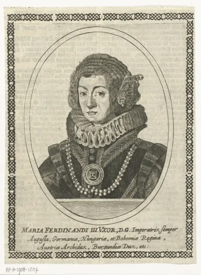 Portret van Maria Anna van Spanje