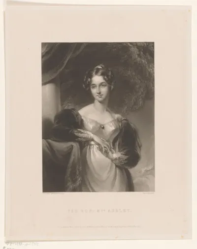 Portret van Maria Anne Ashley