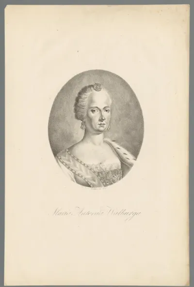 Portret van Maria Antonia van Beieren