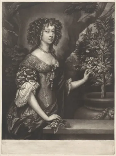 Portret van Maria Beatrice van Modena