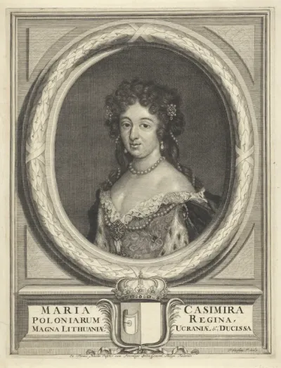 Portret van Maria Casimira Ludovica, koningin van Polen