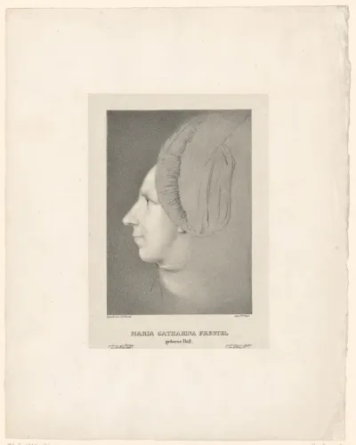 Portret van Maria Catharina Prestel
