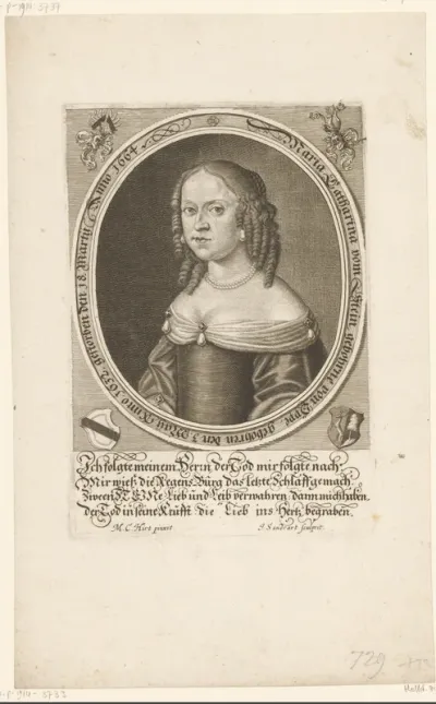 Portret van Maria Catharina von Stein
