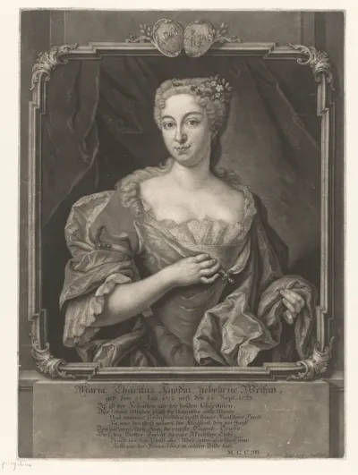 Portret van Maria Charitas Knode