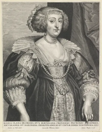Portret van Maria Clara Croÿ, markiezin van Havré