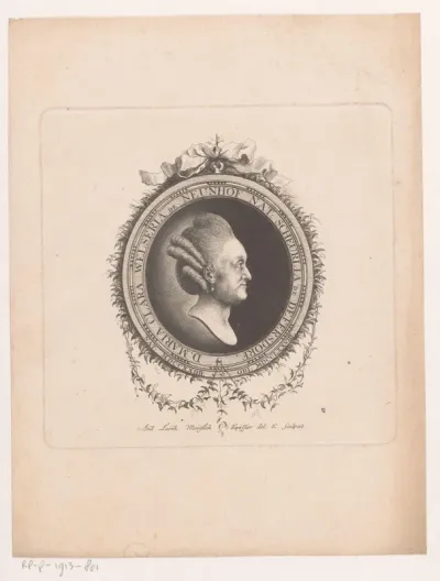 Portret van Maria Clara Welser von Neunhof