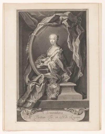 Portret van Maria Clementina Sobieska