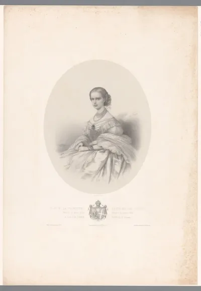 Portret van Maria Clothilde van Savoye