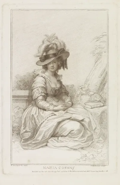 Portret van Maria Cosway