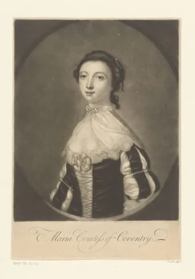 Portret van Maria Coventry