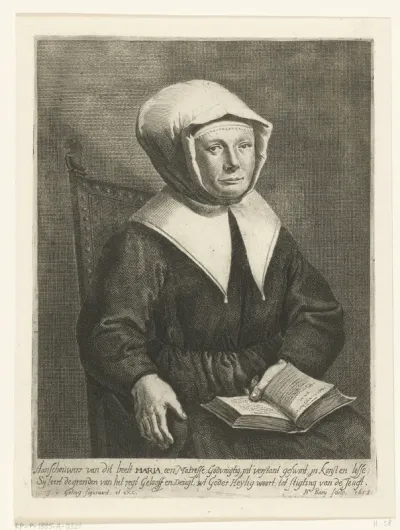 Portret van Maria de godsdienstonderwijzeres