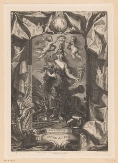Portret van Maria de Medici als Minerva