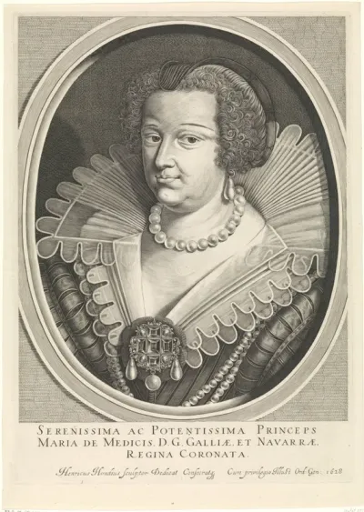 Portret van Maria de' Medici, koningin van Frankrijk
