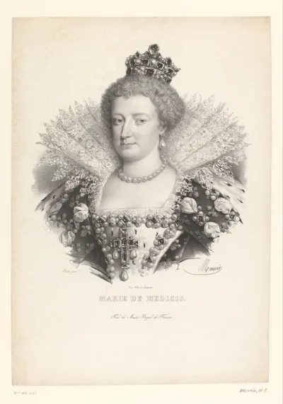 Portret van Maria de' Medici, koningin van Frankrijk