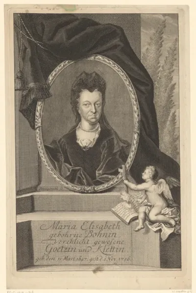 Portret van Maria Elisabeth Klett