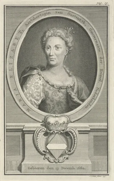 Portret van Maria Elisabeth Lucia Theresia Jozefa