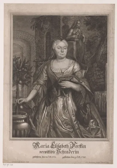 Portret van Maria Elisabeth