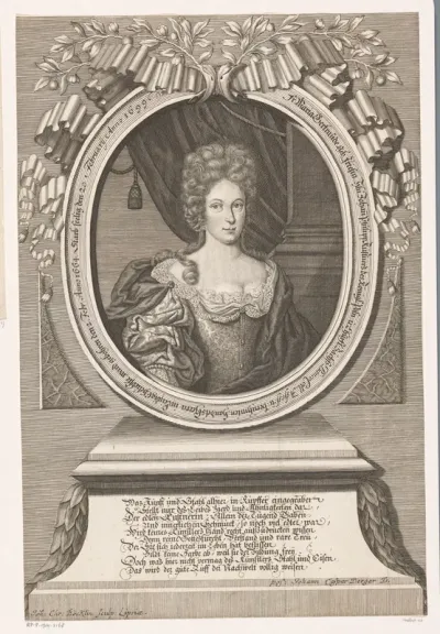Portret van Maria Gertraude Küstner