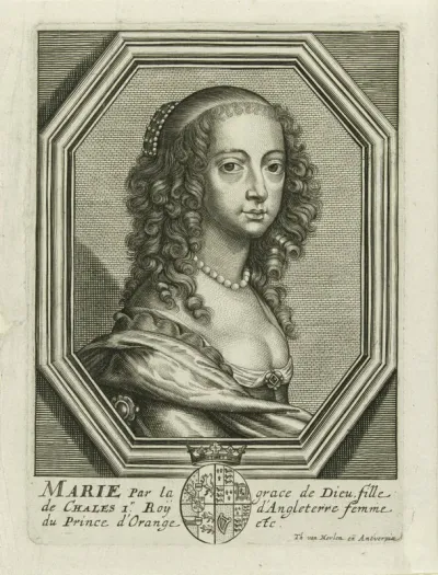 Portret van Maria Henrietta Stuart