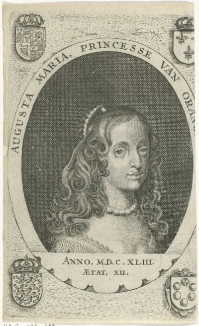 Portret van Maria Henrietta Stuart, prinses van Oranje