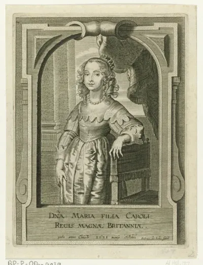 Portret van Maria Henrietta Stuart