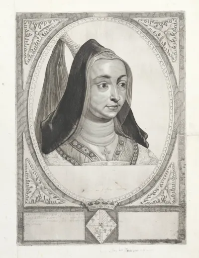 Portret van Maria, hertogin van Bourgondië