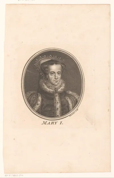 Portret van Maria I van Engeland