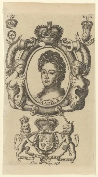 Portret van Maria II Stuart