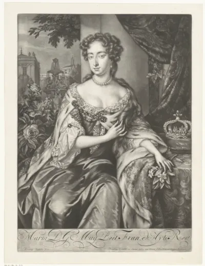 Portret van Maria II Stuart, koningin van Engeland en Schotland