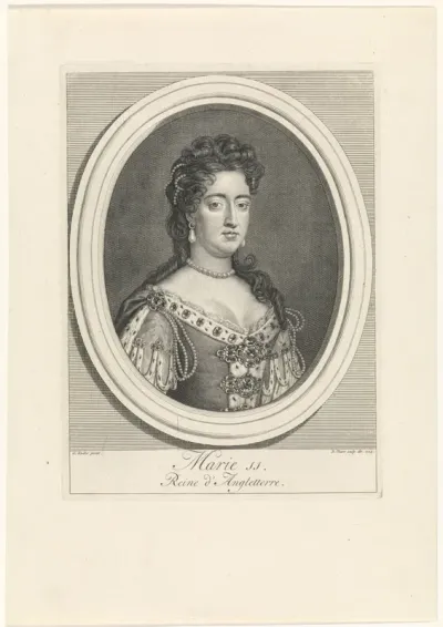 Portret van Maria II Stuart, koningin van Engeland