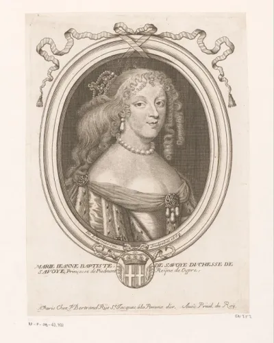 Portret van Maria Johanna Baptiste (hertogin van Savoye)