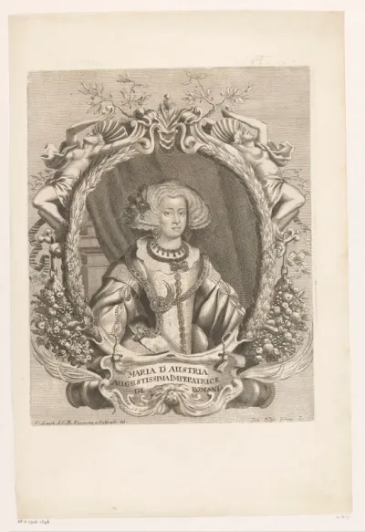Portret van Maria, keizerin van het Heilige Roomse Rijk