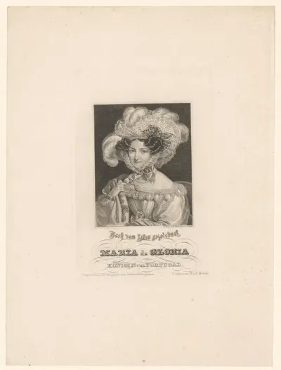 Portret van Maria, koningin van Portugal