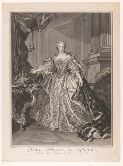 Portret van Maria Leszczyńska, koningin van Frankrijk