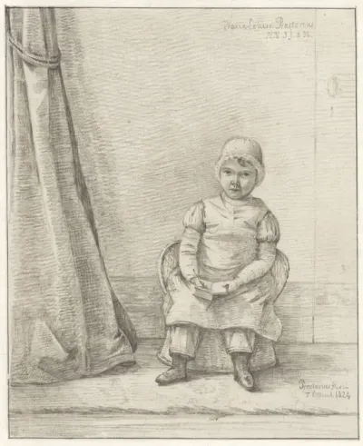 Portret van Maria Louisa Praetorius als kind
