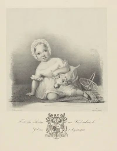 Portret van Maria Louisa van Vredenburch met pop