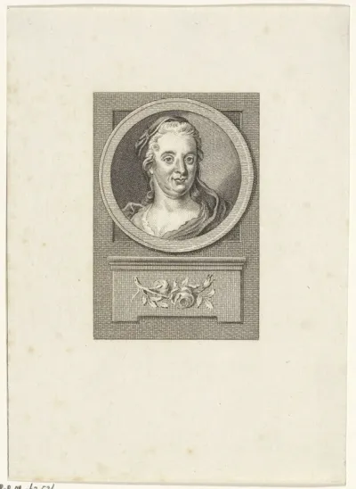 Portret van Maria Louise, prinses van Oranje-Nassau