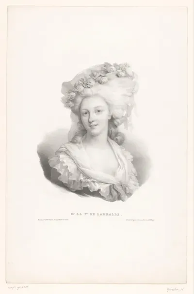 Portret van Maria Louise van Savoye