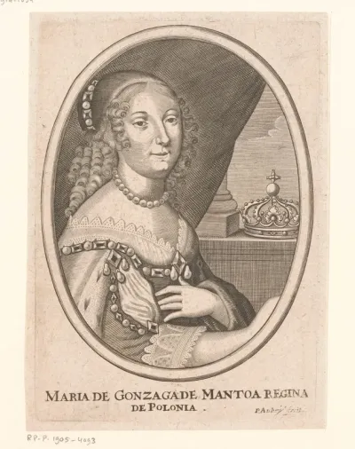 Portret van Maria Ludovica Gonzaga, koningin van Polen