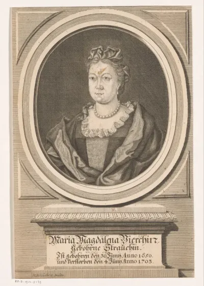 Portret van Maria Magdalena Vierchen