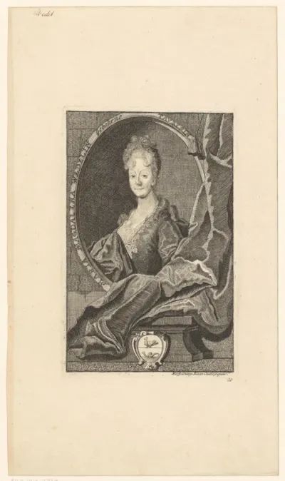 Portret van Maria Magdalena Wedel
