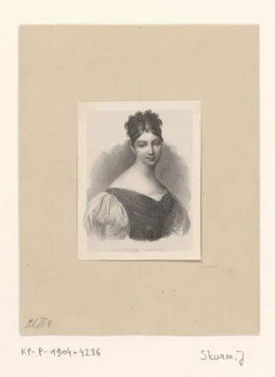Portret van Maria Malibran