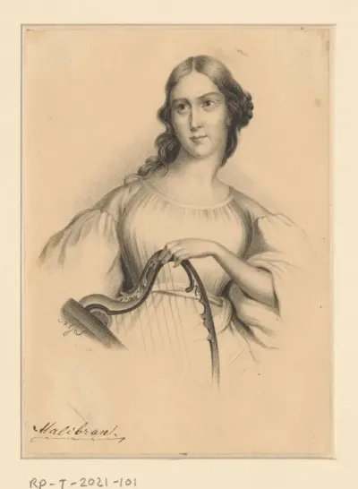 Portret van Maria Malibran
