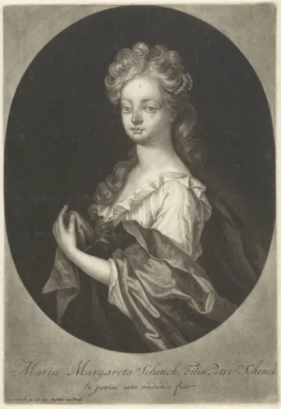 Portret van Maria Margaretha Schenk