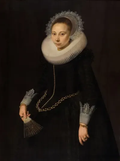 Portret van Maria Overrijn van Schoterbosch (1599/1600-38)