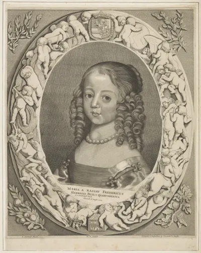 Portret van Maria, prinses van Oranje