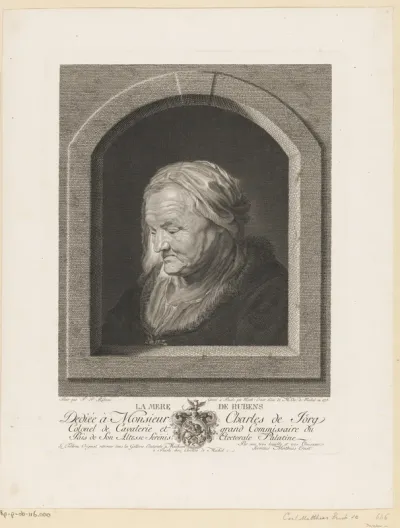 Portret van Maria Pypelinckx, de moeder van Peter Paul Rubens
