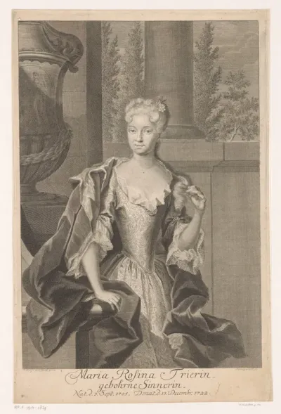 Portret van Maria Rosina Trier